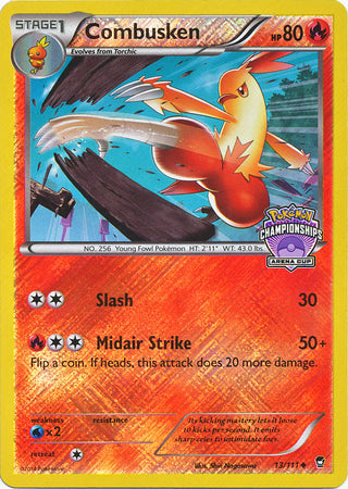 Combusken (13/111) (States Championship Promo) [XY: Furious Fists] Pokémon