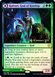 Kolvori, God of Kinship // The Ringhart Crest [Kaldheim Prerelease Promos] Magic: The Gathering