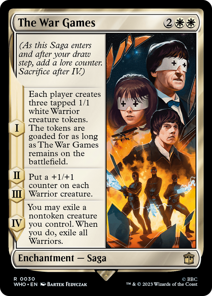 The War Games [Doctor Who] Magic: The Gathering