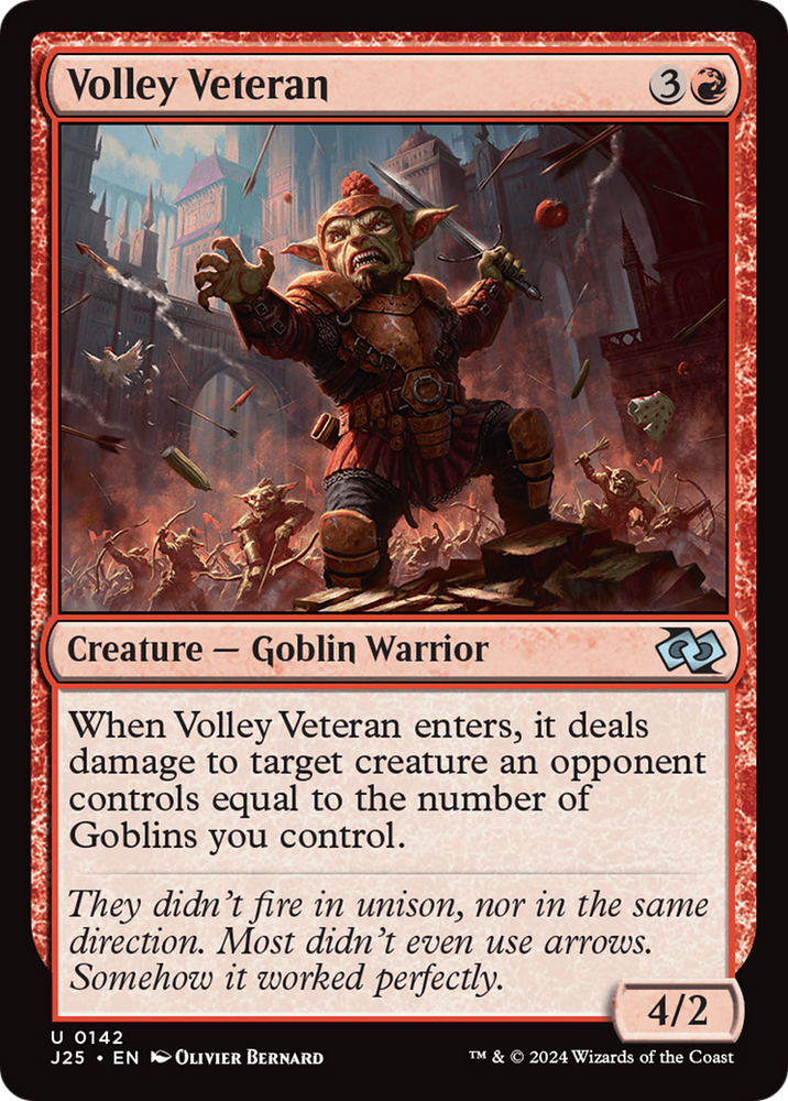Volley Veteran [Foundations Jumpstart] Magic: The Gathering