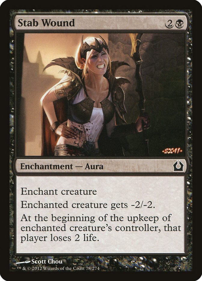Stab Wound [Return to Ravnica] Magic: The Gathering