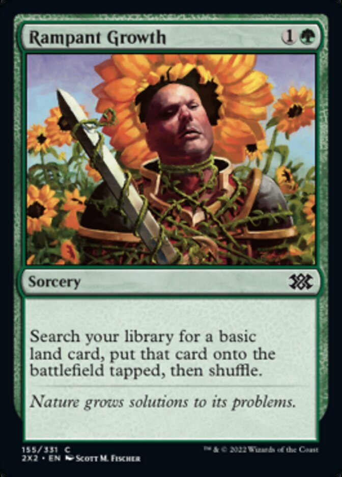 Rampant Growth [Double Masters 2022] Magic: The Gathering