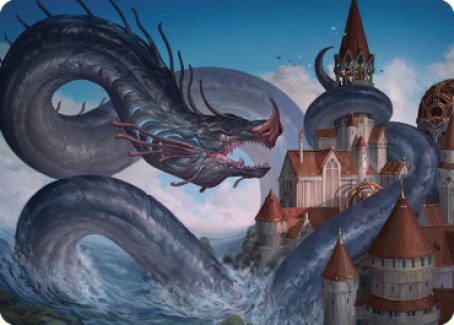Tolarian Terror Art Card [Dominaria United Art Series] Magic: The Gathering
