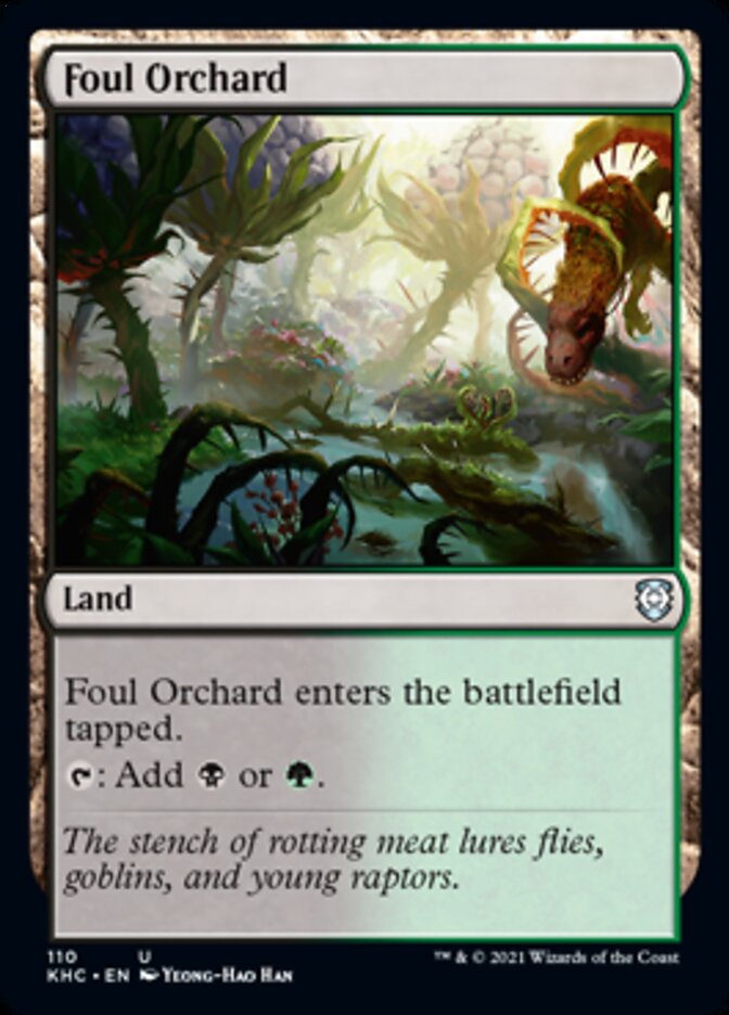 Foul Orchard [Kaldheim Commander] Magic: The Gathering