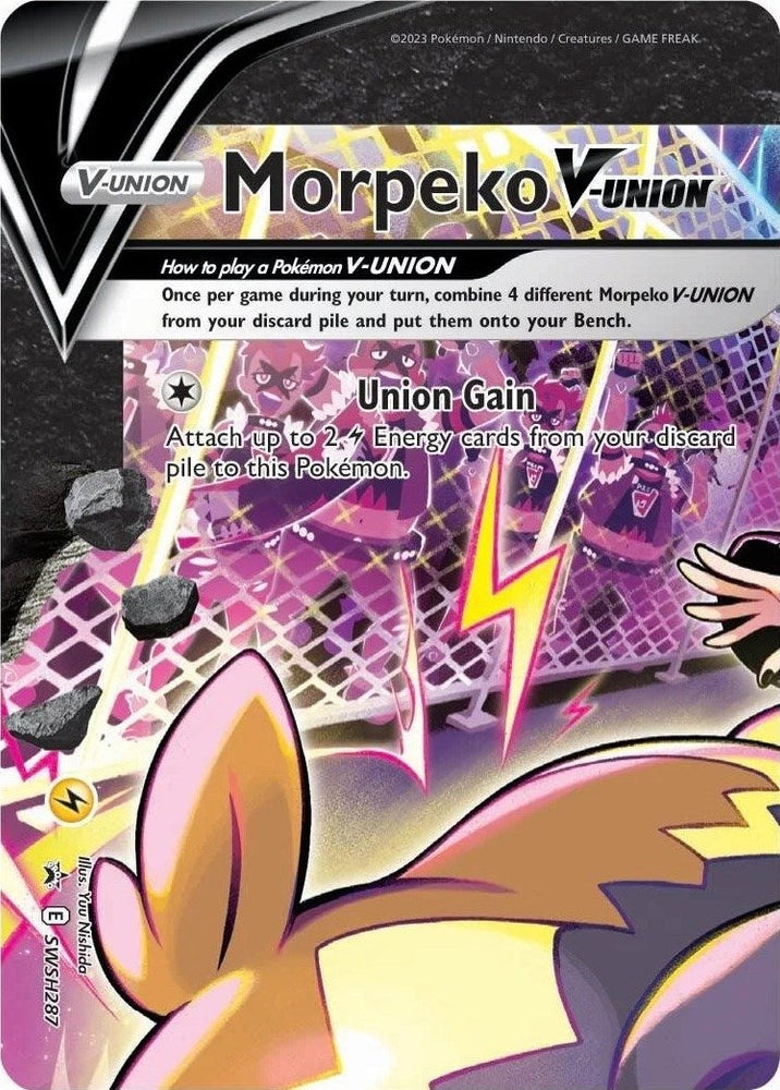 Morpeko V-Union (SWSH287) [Sword & Shield: Black Star Promos] Pokémon