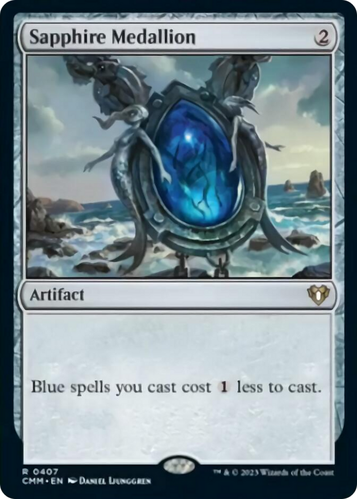Sapphire Medallion [Commander Masters] Magic: The Gathering
