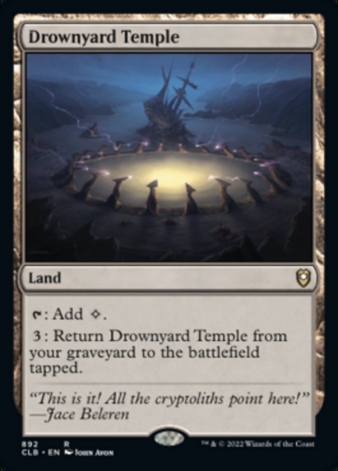 Drownyard Temple [Commander Legends: Battle for Baldur's Gate] Magic: The Gathering