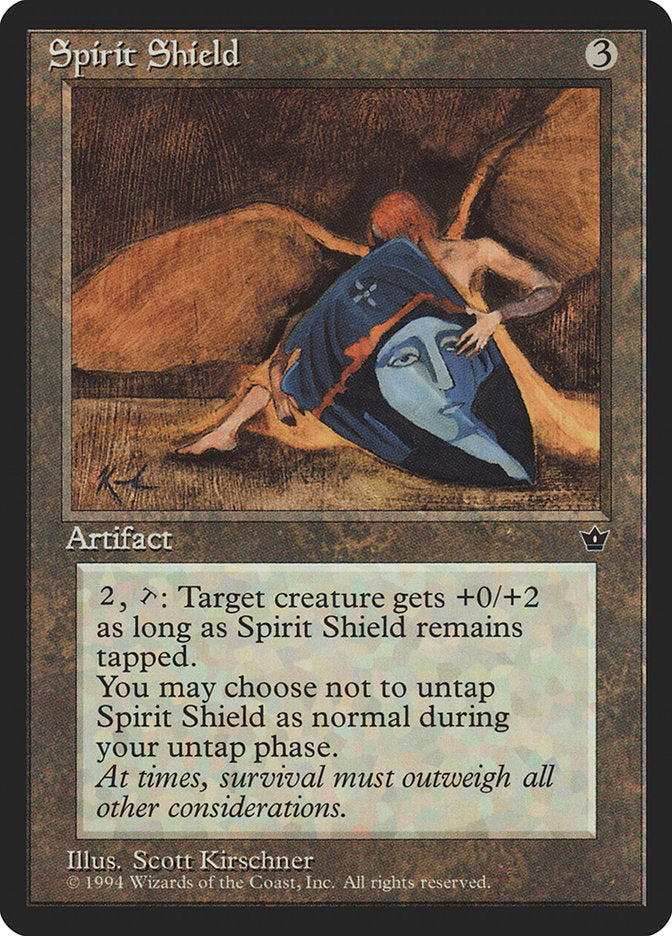 Spirit Shield [Fallen Empires] Magic: The Gathering