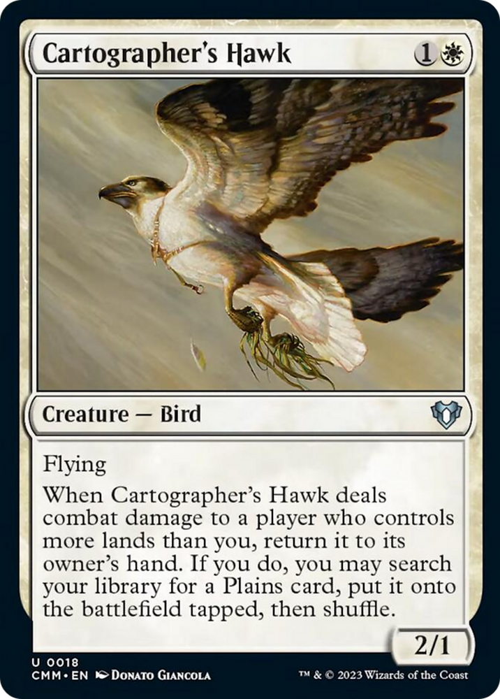 Cartographer's Hawk [Commander Masters] Magic: The Gathering