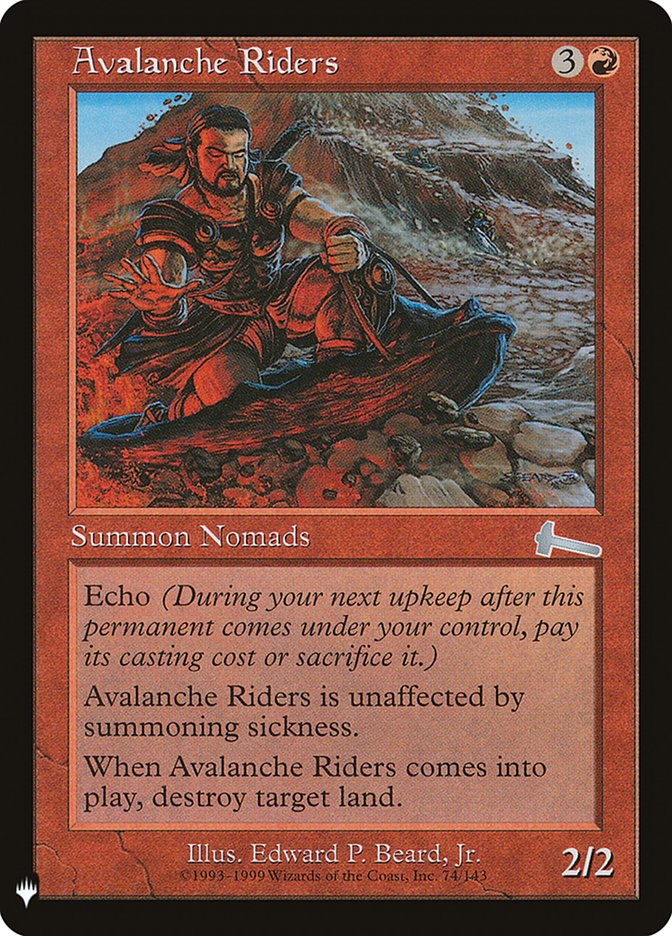 Avalanche Riders [Mystery Booster] Magic: The Gathering