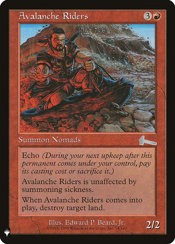 Avalanche Riders [Mystery Booster] Magic: The Gathering
