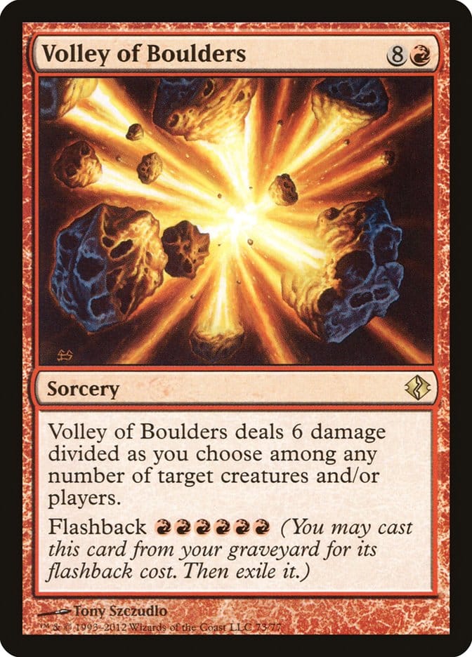 Volley of Boulders [Duel Decks: Venser vs. Koth] Magic: The Gathering