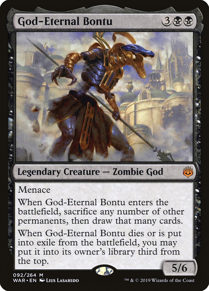 God-Eternal Bontu [War of the Spark] Magic: The Gathering