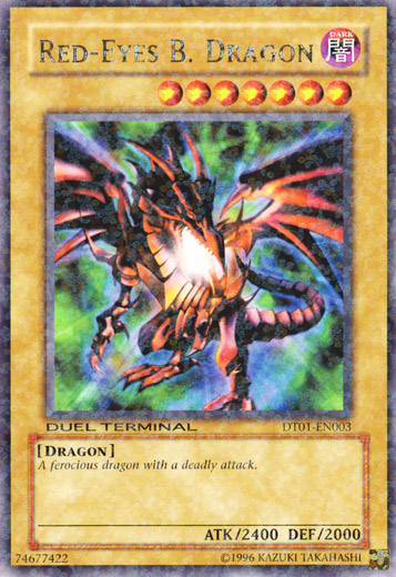 Red-Eyes B. Dragon [DT01-EN003] Rare Yu-Gi-Oh!