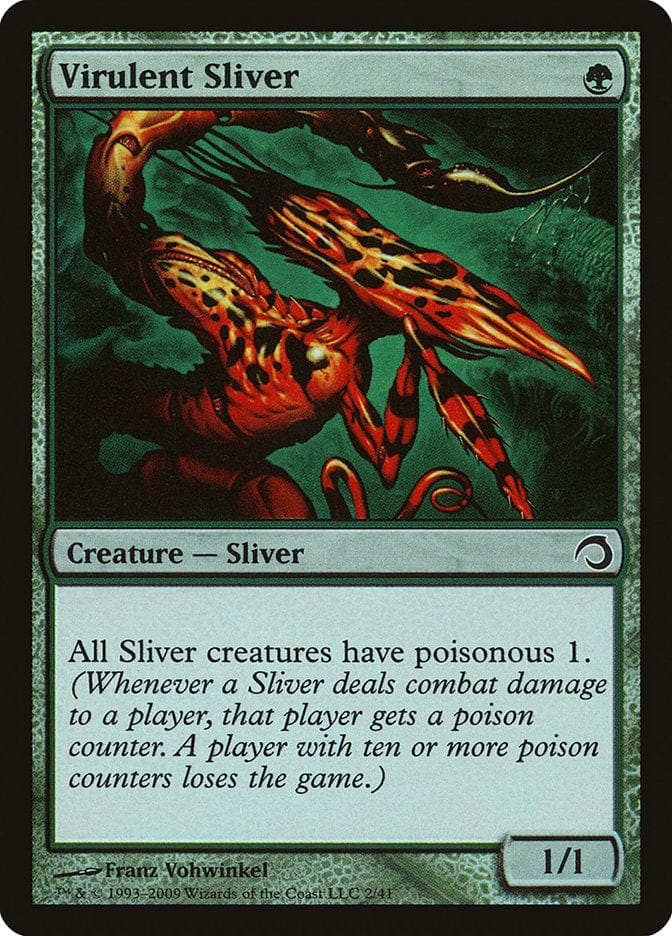 Virulent Sliver [Premium Deck Series: Slivers] Magic: The Gathering