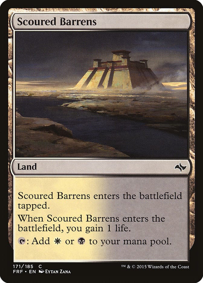 Scoured Barrens [Fate Reforged] Magic: The Gathering