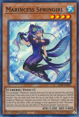 Marincess Springirl [LED9-EN031] Super Rare - Yugioh Cards For Your TCG Needs!