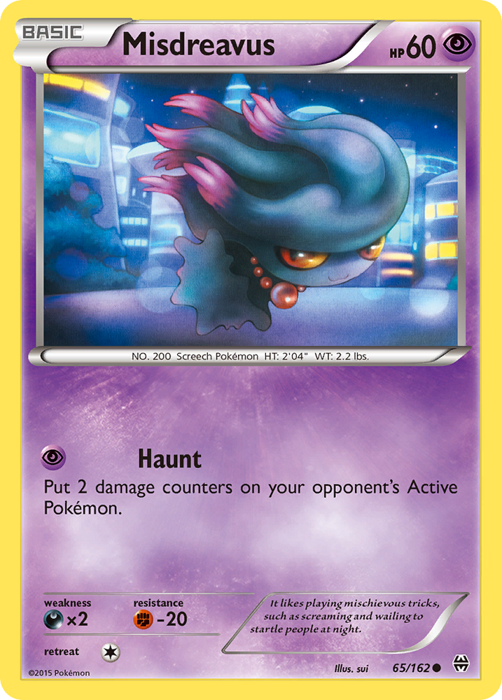 Misdreavus (65/162) [XY: BREAKthrough] Pokémon