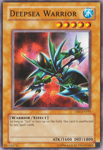 Deepsea Warrior [DB1-EN193] Common Yu-Gi-Oh!