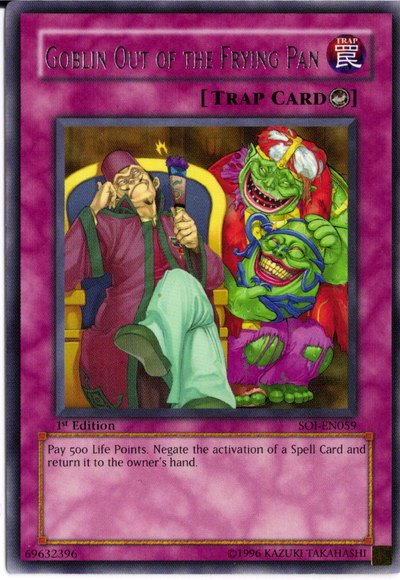 Goblin Out of the Frying Pan [SOI-EN059] Rare Yu-Gi-Oh!