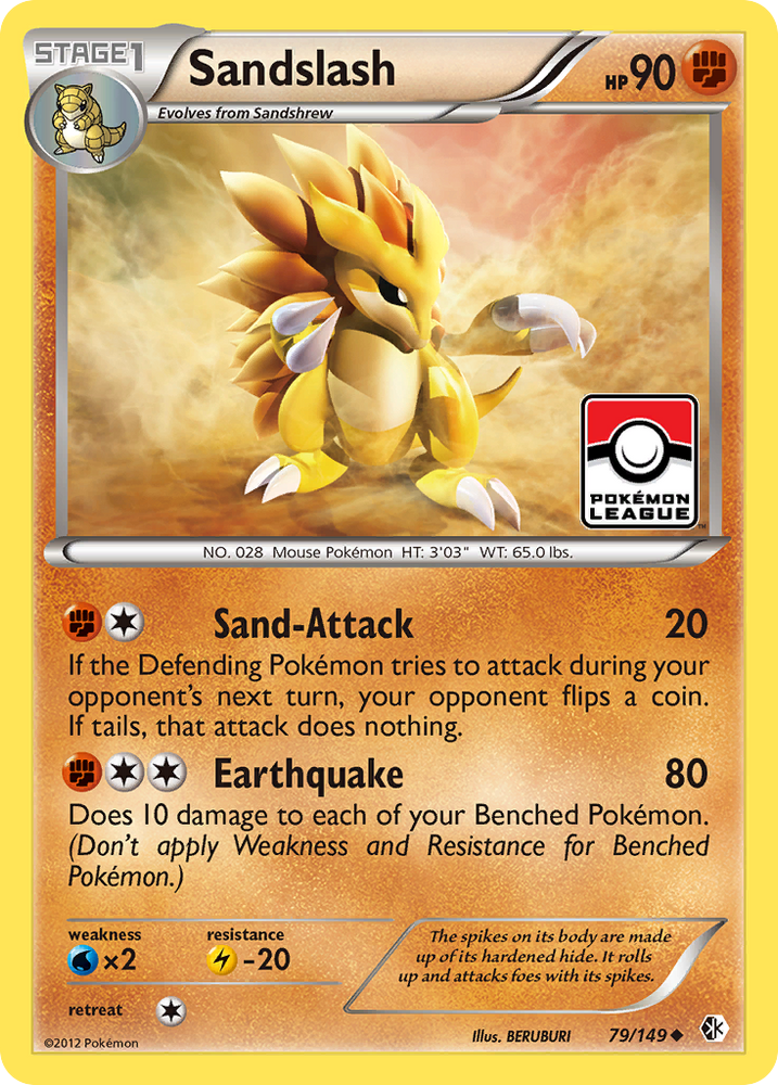 Sandslash (79/149) [Black & White: Boundaries Crossed] Pokémon