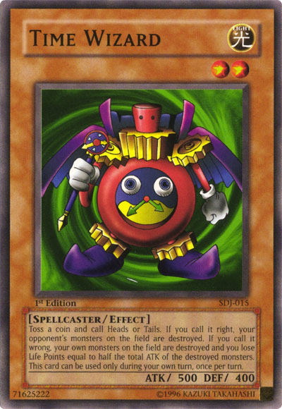 Time Wizard [SDJ-015] Common Yu-Gi-Oh!
