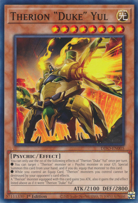 Therion Duke Yul [DIFO-EN005] Common Yu-Gi-Oh!