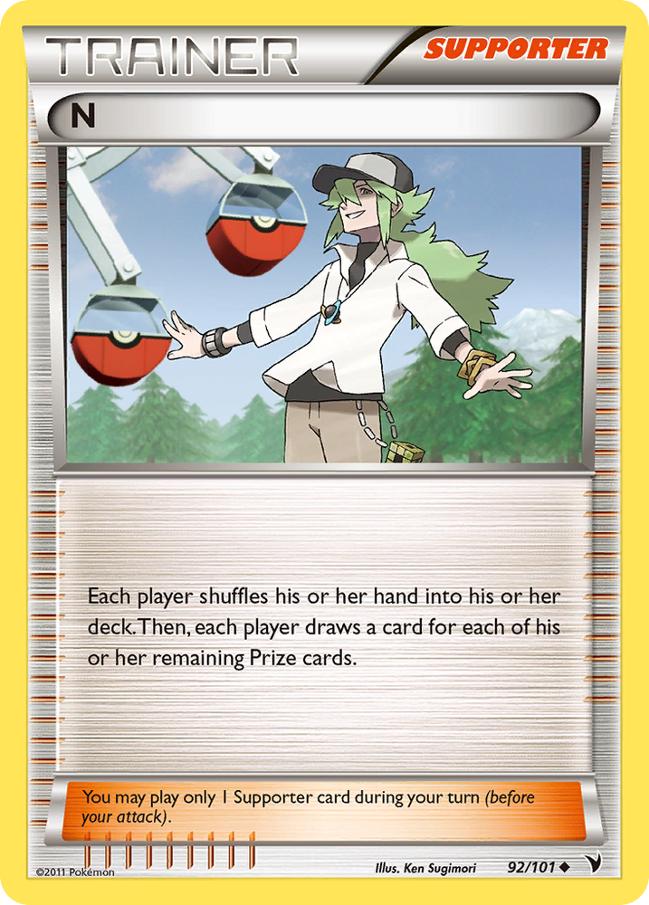 N (92/101) [Black & White: Noble Victories] Pokémon