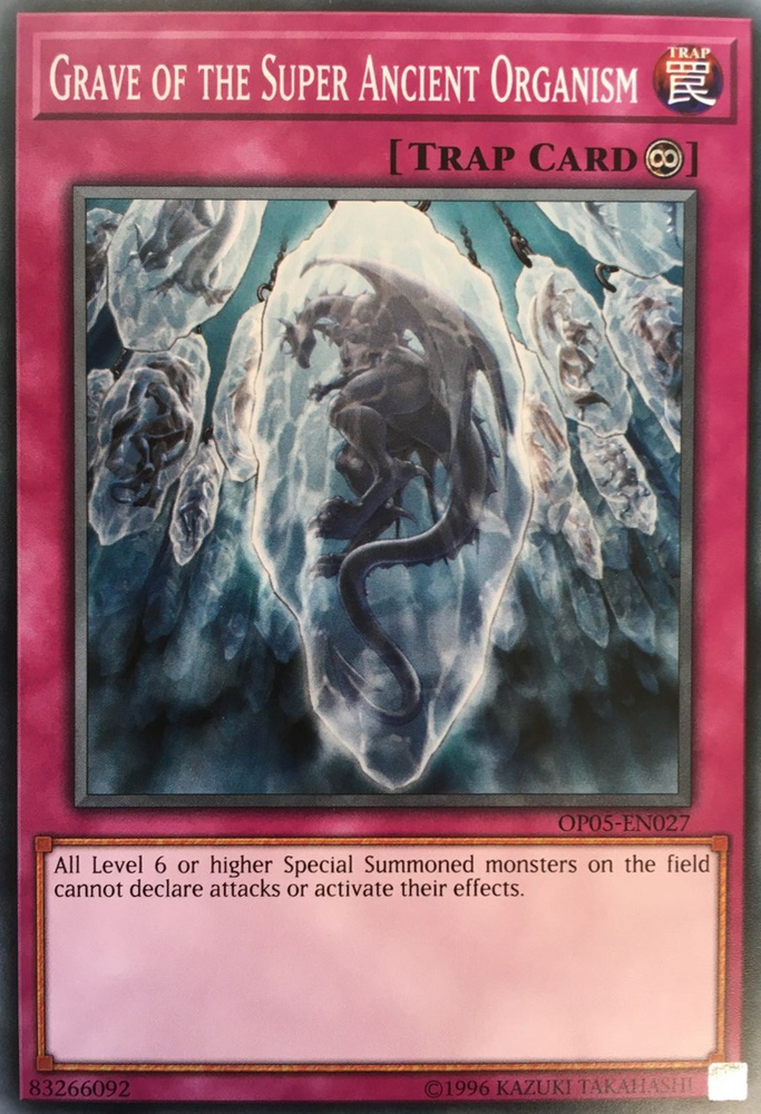 Grave of the Super Ancient Organism [OP05-EN027] Common Yu-Gi-Oh!
