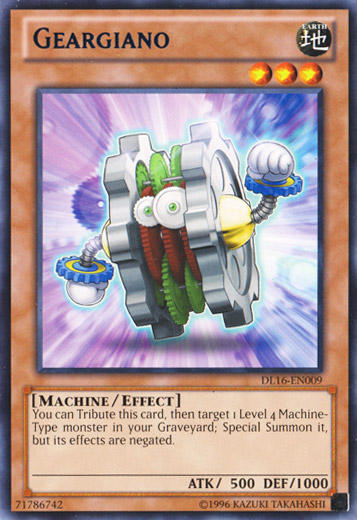 Geargiano (Blue) [DL16-EN009] Rare Yu-Gi-Oh!