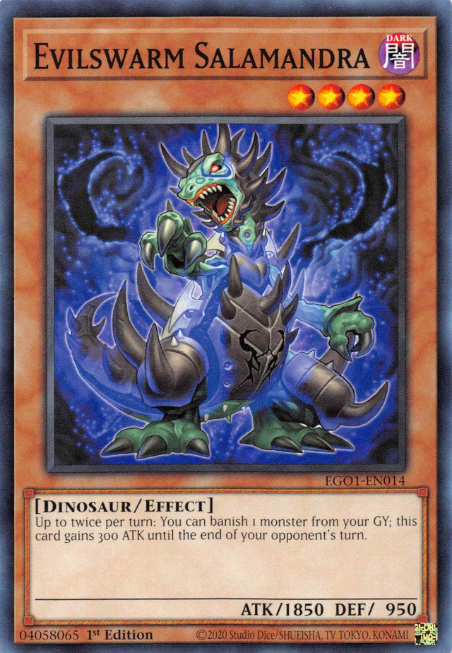 Evilswarm Salamandra [EGO1-EN014] Common Yu-Gi-Oh!