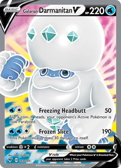 Galarian Darmanitan V (169/185) [Sword & Shield: Vivid Voltage] Pokémon