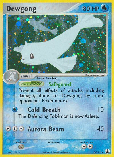 Dewgong (3/112) [EX: FireRed & LeafGreen] Pokémon
