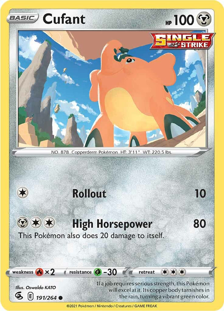 Cufant (191/264) [Sword & Shield: Fusion Strike] Pokémon