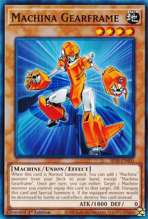 Machina Gearframe [SR10-EN005] Common Yu-Gi-Oh!
