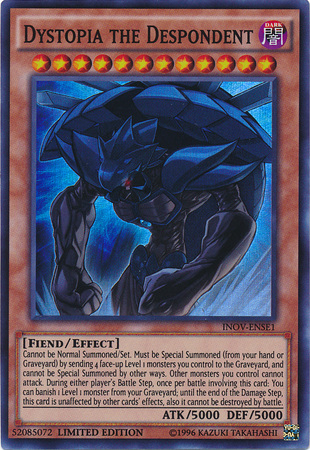 Dystopia the Despondent [INOV-ENSE1] Super Rare Yu-Gi-Oh!