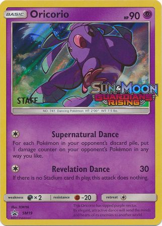 Oricorio (SM19) (Staff Prerelease Promo) [Sun & Moon: Black Star Promos] Pokémon
