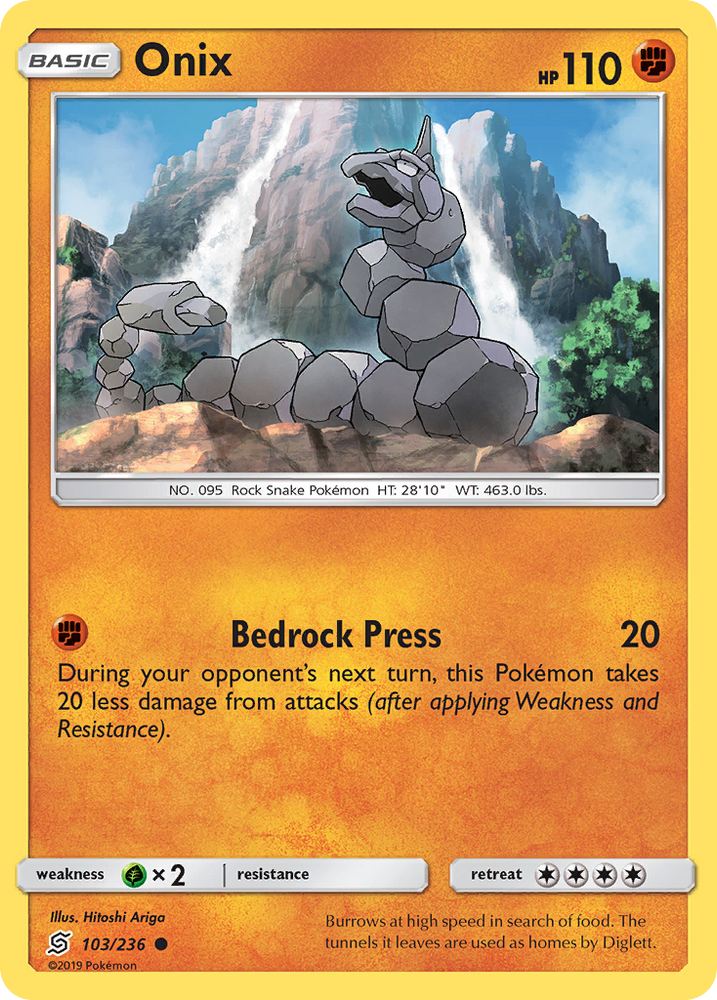 Onix (103/236) [Sun & Moon: Unified Minds] Pokémon