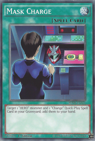 Mask Charge [SDHS-EN021] Common - Yugioh Cards For Your TCG Needs!