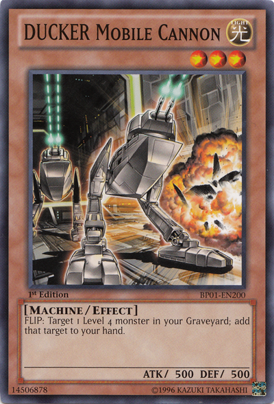DUCKER Mobile Cannon [BP01-EN200] Common Yu-Gi-Oh!