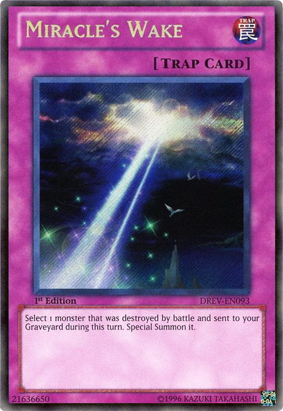 Miracle's Wake [DREV-EN093] Secret Rare Yu-Gi-Oh!