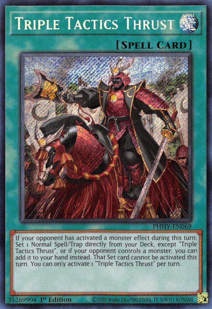 Triple Tactics Thrust [PHHY-EN069] Secret Rare Yu-Gi-Oh!