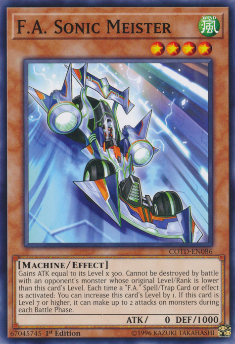 F.A. Sonic Meister [COTD-EN086] Common Yu-Gi-Oh!