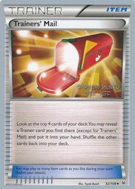 Trainers' Mail (92/108) (Black Dragon - Shuntu Sadahiro) [World Championships 2016] Pokémon