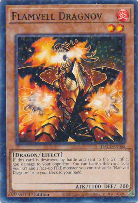 Flamvell Dragnov (Duel Terminal) [HAC1-EN065] Common Yu-Gi-Oh!