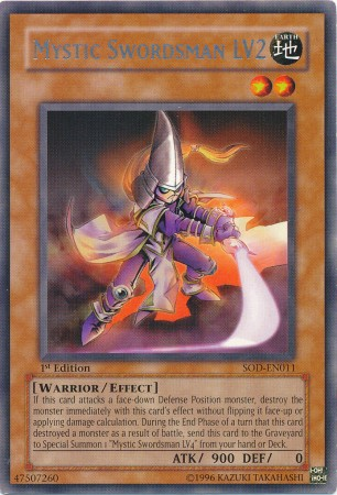 Mystic Swordsman LV2 [SOD-EN011] Rare Yu-Gi-Oh!