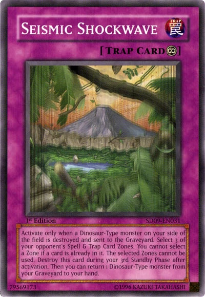 Seismic Shockwave [SD09-EN031] Common Yu-Gi-Oh!