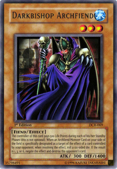 Darkbishop Archfiend [DCR-069] Rare Yu-Gi-Oh!