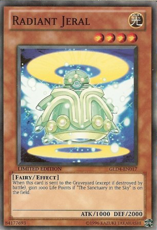 Radiant Jeral [GLD4-EN017] Common Yu-Gi-Oh!