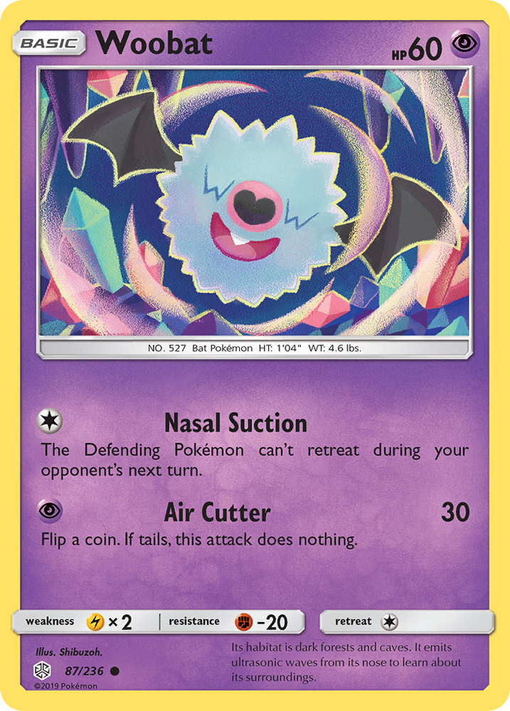 Woobat (87/236) [Sun & Moon: Cosmic Eclipse] Pokémon